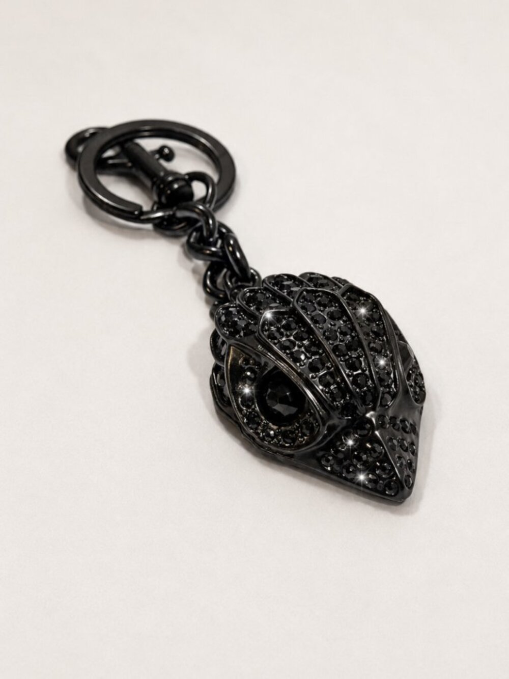 KURT GEIGER London Black Brass Metal Eagle Keychain / Bag Charm NIB | Sold-Out - Picture 4 of 5